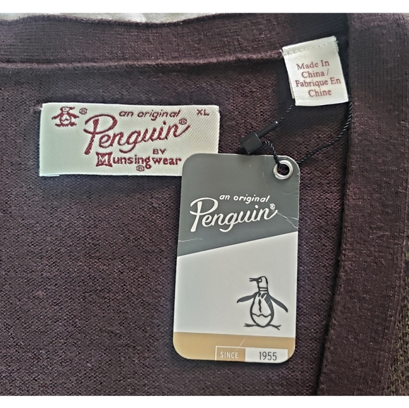 NWT Original Penguin Cardigan Sweater - Picture 10 of 12